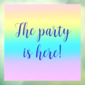 Autocollant Pour Fenêtre Gradient de Gorgeous Pastel (Feuille 3)