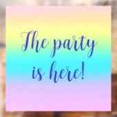 Autocollant Pour Fenêtre Gradient de Gorgeous Pastel (Feuille 2)