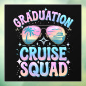 Autocollant Pour Fenêtre Graduation Cruise Squad Cruising Ship Retro (Feuille 3)