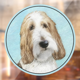 Autocollant Pour Fenêtre Grand Basset Griffon Vendeen - Art Chien original