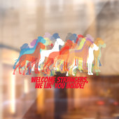 Autocollant Pour Fenêtre Grand Sticker à Danse / Clin (Feuille 2)