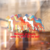 Autocollant Pour Fenêtre Grand Sticker à Danse / Clin (Feuille 2)