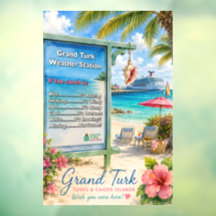 Grand Turk Turks et Caïcos station météo Conch