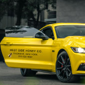 Autocollant Pour Fenêtre GRANDE FENÊTRE HONEY AFFAIRES VINYLE CLAIR avec ab