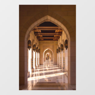 Autocollant Pour Fenêtre Grande Mosquée Sultan Qaboos à Mascate, Oman