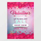 Autocollant Pour Fenêtre Grande vente commerciale de la Saint-Valentin vert (Feuille)