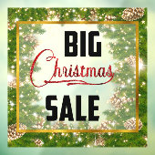 Autocollant Pour Fenêtre Gros Noël Vente Vente Pinecone Vitre Clouage (Feuille 3)