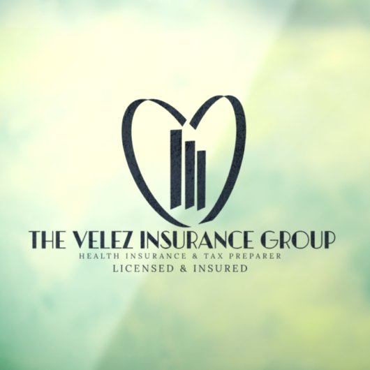 Autocollant Pour Fenêtre Groupe d'assurance Velez (Feuille 3)