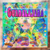 Autocollant Pour Fenêtre Guadalajara Heure Epoch Clôture de fenêtre (Feuille 2)