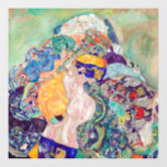 Autocollant Pour Fenêtre Gustav Klimt - Bébé / Berceau<br><div class="desc">Bébé / Berceau - Gustav Klimt, Huile sur toile, 1917-1918</div>