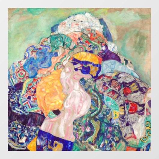 Autocollant Pour Fenêtre Gustav Klimt - Bébé / Berceau (Feuille)