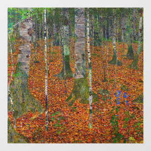 Autocollant Pour Fenêtre Gustav Klimt - Bois de bouleau