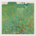 Autocollant Pour Fenêtre Gustav Klimt - Champ de pavot<br><div class="desc">Champ de pavot / Champ de pavots - Gustav Klimt,  Huile sur toile,  1907</div>