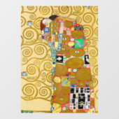 Autocollant Pour Fenêtre Gustav Klimt Exécution Nouveau Couple (Feuille)