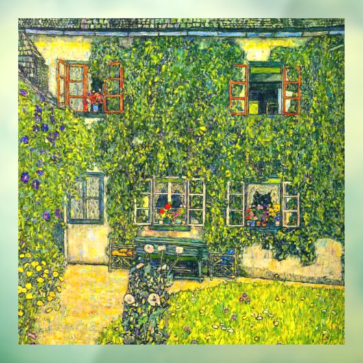 Autocollant Pour Fenêtre Gustav Klimt La Maison de Guardaboschi (Feuille 3)