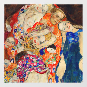 Autocollant Pour Fenêtre Gustav Klimt - La Mariée (inachevé)