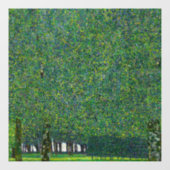 Autocollant Pour Fenêtre Gustav Klimt - Le Parc (Feuille)