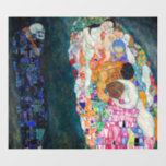 Autocollant Pour Fenêtre Gustav Klimt - Mort et vie<br><div class="desc">Décès et vie - Gustav Klimt,  Huile sur toile,  1910-1915</div>