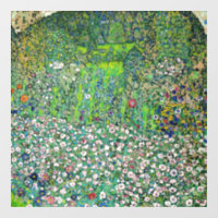 Gustav Klimt - Paysage horticole et sommet d'une c