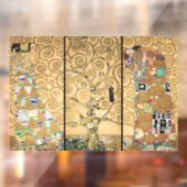 Autocollant Pour Fenêtre Gustav Klimt - Stoclet Frieze Arbre de vie (Feuille 2)