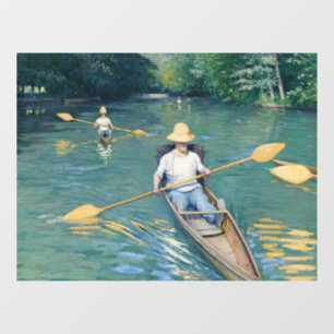 Autocollant Pour Fenêtre Gustave Caillebotte - Esquifs sur l'Yerres