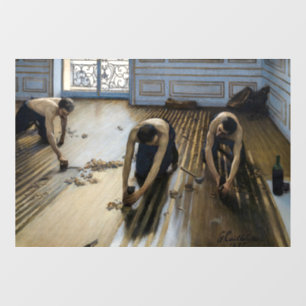 Autocollant Pour Fenêtre Gustave Caillebotte - Les Raboteurs de parquet