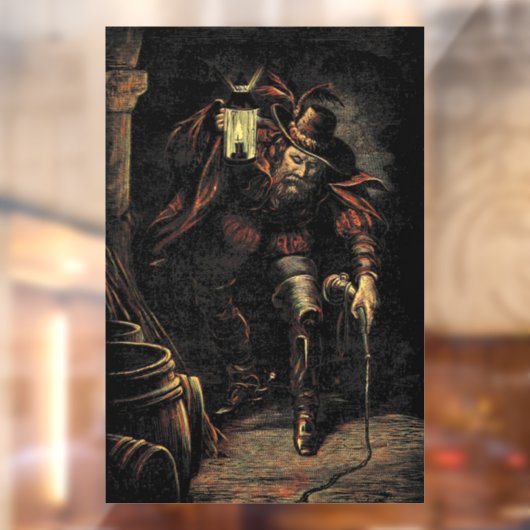 Autocollant Pour Fenêtre Guy Fawkes : Rebellion GunPowder Plot et trahison (Feuille 2)