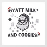 Gyatt Lait et Biscuits Drôle de Père Noël Gen Alph