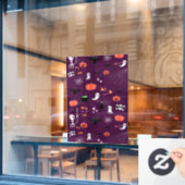 Autocollant Pour Fenêtre Halloween (Fenêtre de café)