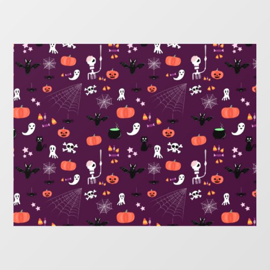 Autocollant Pour Fenêtre Halloween (Feuille)