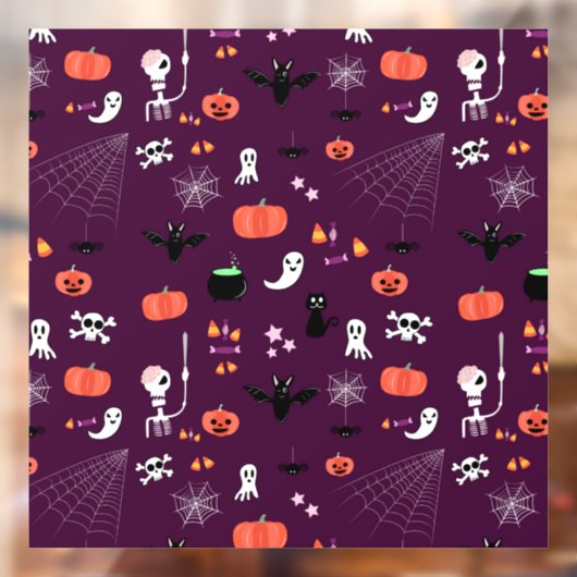 Autocollant Pour Fenêtre Halloween (Feuille 2)