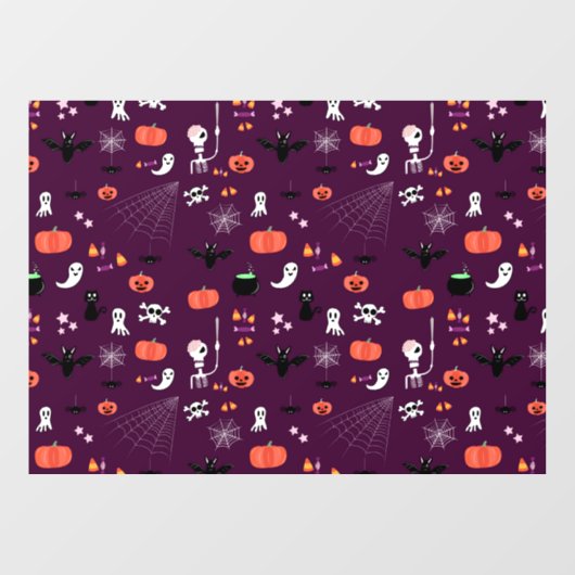 Autocollant Pour Fenêtre Halloween (Feuille)
