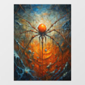 Autocollant Pour Fenêtre Halloween Araignée Clouage de fenêtre (Feuille)