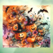Autocollant Pour Fenêtre Halloween Art Window Cling (Feuille 3)
