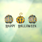Autocollant Pour Fenêtre Halloween Citrouille décoré personnalisable (Feuille 3)