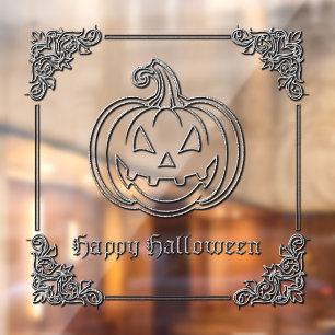 Autocollant Pour Fenêtre Halloween de la lanterne Jack O'
