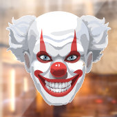 Autocollant Pour Fenêtre Halloween du Carnaval de Clown déplaisant (Feuille 2)