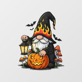Autocollant Pour Fenêtre Halloween Gnome Window Cling (Feuille)