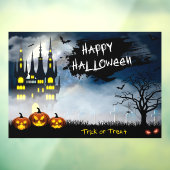 Autocollant Pour Fenêtre Halloween Haunted House Cling (Feuille 3)