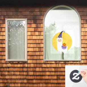 Autocollant Pour Fenêtre Halloween Llama