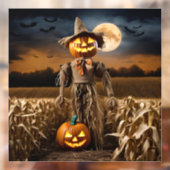 Autocollant Pour Fenêtre Halloween Scarecrow (Feuille 2)