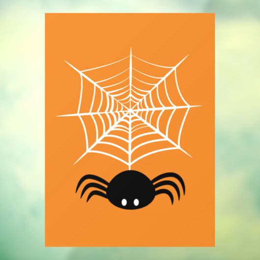 Autocollant Pour Fenêtre Halloween Spider Web (Feuille 3)
