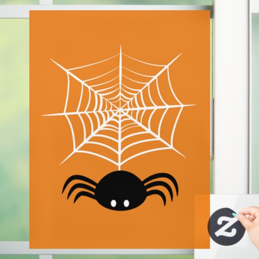 Autocollant Pour Fenêtre Halloween Spider Web (Maison)