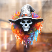 Autocollant Pour Fenêtre Halloween Witch (Feuille 2)