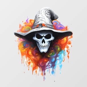 Autocollant Pour Fenêtre Halloween Witch