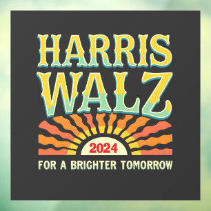 Autocollant Pour Fenêtre Harris Waltz pour un avenir meilleur Kamala Harris
