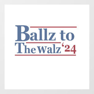 Autocollant Pour Fenêtre Harris Walz 2024 Election Kamala Tim Waltz America