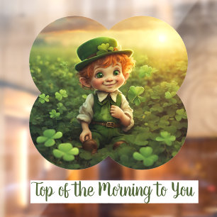 Autocollant Pour Fenêtre Haut de la matinée à vous