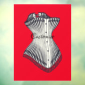 Autocollant Pour Fenêtre Haute Couture Corset Thunder_Cove (Feuille 3)