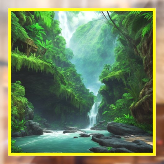 Autocollant Pour Fenêtre Haven Alien : Merveilles luxuriantes et bêtes exot (Feuille 2)